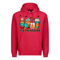 Cardinal tis' the season basketball coffee cups Premium Hoodie - Zillion Design Studio