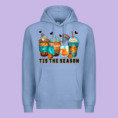 Tis' The Season Basketball Coffee Cups Premium Hoodie Designed By Zillion Design Studio