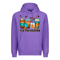 Purple tis' the season basketball coffee cups Premium Hoodie - Zillion Design Studio