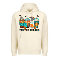 Sandshell tis' the season basketball coffee cups Premium Hoodie - Zillion Design Studio