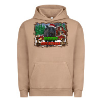 Pigment Burro merry christmas black angus cattle and farm Urban Hoodie - RanaPortraitStore
