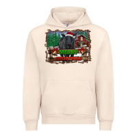 Sandshell merry christmas black angus cattle and farm Urban Hoodie - RanaPortraitStore