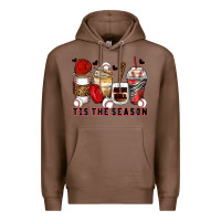 Chestnut tis' the season baseball coffee cups Premium Hoodie - Zillion Design Studio