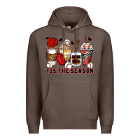 Coffee tis' the season baseball coffee cups Premium Hoodie - Zillion Design Studio