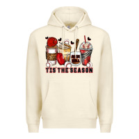 Sandshell tis' the season baseball coffee cups Premium Hoodie - Zillion Design Studio