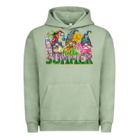 Pigment Oil Green hello summer gnome Urban Hoodie - texasbilliewilder