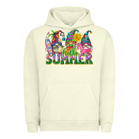 Pigment Pistachio hello summer gnome Urban Hoodie - texasbilliewilder