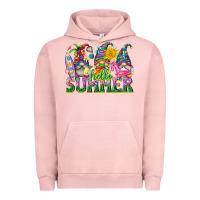 Pigment Salmon hello summer gnome Urban Hoodie - texasbilliewilder