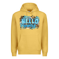 Antique Gold hello winter Premium Hoodie - RanaPortraitStore