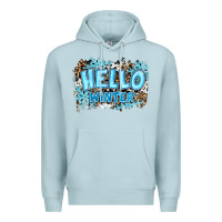 Blue Mist hello winter Premium Hoodie - RanaPortraitStore