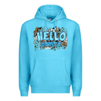 Ocean Blue hello winter Premium Hoodie - RanaPortraitStore