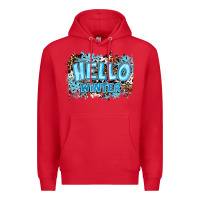 Red hello winter Premium Hoodie - RanaPortraitStore