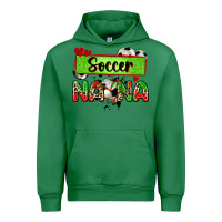 Emerald soccer nana with leopard Urban Hoodie - Zillion Design Studio