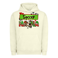Pigment Pistachio soccer nana with leopard Urban Hoodie - Zillion Design Studio