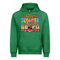 Emerald hello summer lets go to the beach Urban Hoodie - texasbilliewilder