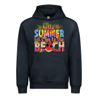 Navy hello summer lets go to the beach Urban Hoodie - texasbilliewilder