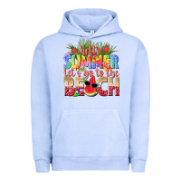 Pigment Grape Ice hello summer lets go to the beach Urban Hoodie - texasbilliewilder