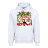 White hello summer lets go to the beach Urban Hoodie - texasbilliewilder