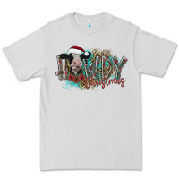 Dove Grey howdy christmas Premium Tee - CowhideDigitalArt