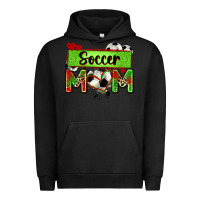 Pigment Black soccer mom with leopard Urban Hoodie - Zillion Design Studio