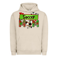 Pigment French Oak soccer mom with leopard Urban Hoodie - Zillion Design Studio