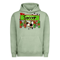 Pigment Oil Green soccer mom with leopard Urban Hoodie - Zillion Design Studio