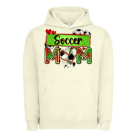 Pigment Pistachio soccer mom with leopard Urban Hoodie - Zillion Design Studio