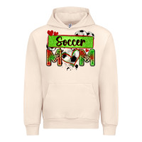 Sandshell soccer mom with leopard Urban Hoodie - Zillion Design Studio