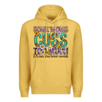 Antique Gold some moms cuss too much mothers day Premium Hoodie - texasbilliewilder