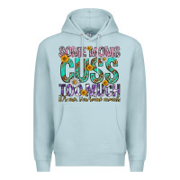 Blue Mist some moms cuss too much mothers day Premium Hoodie - texasbilliewilder