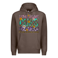 Coffee some moms cuss too much mothers day Premium Hoodie - texasbilliewilder