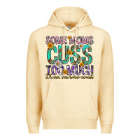 Pina Colada some moms cuss too much mothers day Premium Hoodie - texasbilliewilder