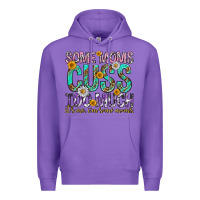 Purple some moms cuss too much mothers day Premium Hoodie - texasbilliewilder
