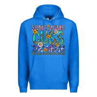 True Royal some moms cuss too much mothers day Premium Hoodie - texasbilliewilder