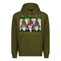 Army Green gnomes Christmas Premium Hoodie - RanaPortraitStore