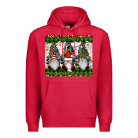 Cardinal gnomes Christmas Premium Hoodie - RanaPortraitStore