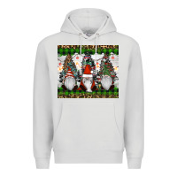 Dove Grey gnomes Christmas Premium Hoodie - RanaPortraitStore