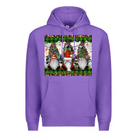 Purple gnomes Christmas Premium Hoodie - RanaPortraitStore