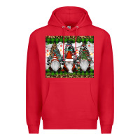 Red gnomes Christmas Premium Hoodie - RanaPortraitStore