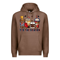 Chestnut tis' the season american football coffee cups Premium Hoodie - Zillion Design Studio