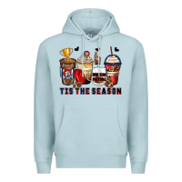 Blue Mist tis' the season american football coffee cups Premium Hoodie - Zillion Design Studio