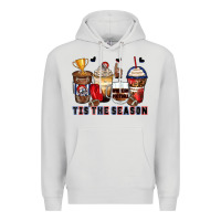 Dove Grey tis' the season american football coffee cups Premium Hoodie - Zillion Design Studio