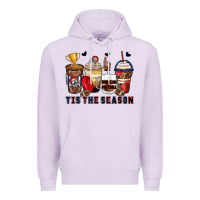 Lilac tis' the season american football coffee cups Premium Hoodie - Zillion Design Studio