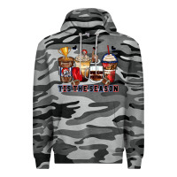 Slate Camo tis' the season american football coffee cups Premium Hoodie - Zillion Design Studio