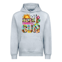 Heather Grey here comes the sun Urban Hoodie - texasbilliewilder