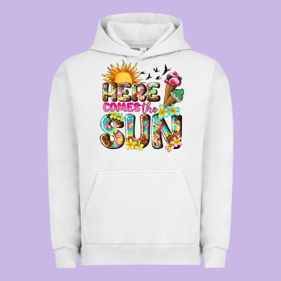 Here Comes The Sun Urban Hoodie Designed By Texasbilliewilder