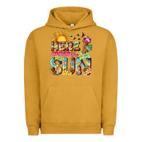 Pigment Peanut Butter here comes the sun Urban Hoodie - texasbilliewilder