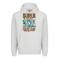 Dove Grey super tired super hungry super pregnant Premium Hoodie - texasbilliewilder