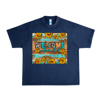 Navy Welcome fall Urban Heavy Tee - Artiststas