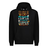 Black super tired super hungry super pregnant Premium Hoodie - texasbilliewilder